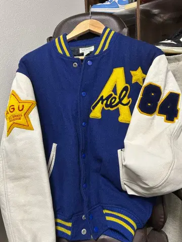 [ 빈티지 ] 칼리지 바시티 자켓 L 일본제