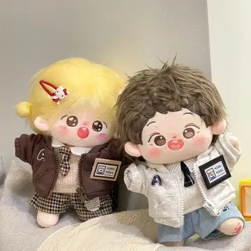 20cm 봉제 인형용 옷 갈아입기 의류 세트 활 옷 5점 세트