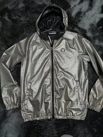 JACK BUNNY 후드 부착 자켓 실버