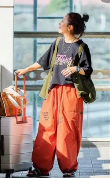 [be with M] Misayo 자수 와이드 팬츠