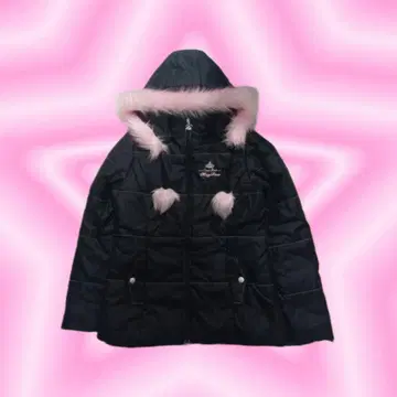 헤이세이 여자 헤이세이 갸루 y2k 아우터 블랙 핑크