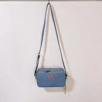 ANNA SUI 숄더백 카메라백 어스 블루 열쇠 모티브