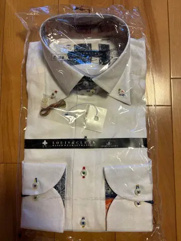 LOUIS & CLERK 화이트 드레스 셔츠 M
