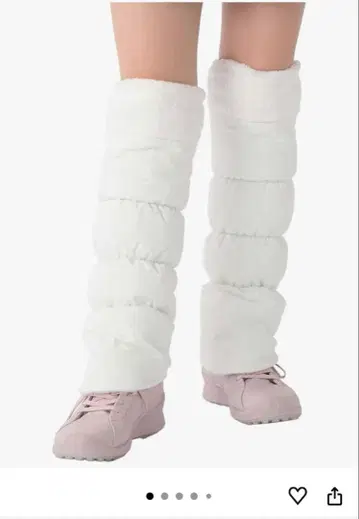 마리끌레르 레그 워머 화이트 여성용