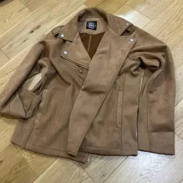 펠리시모 브라운 라이더 자켓