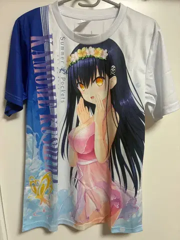 Summer Pockets 쿠시마 카모메 풀 그래픽 티셔츠