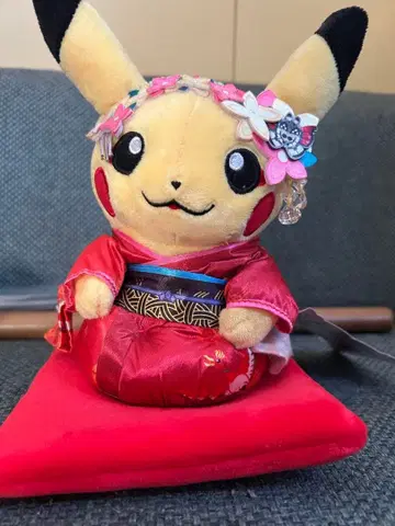 마이코 피카츄 기모노 봉제 인형