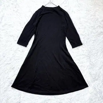 [유니클로] A라인 원피스 S 코튼 머메이드 무릎 기장 스트레치