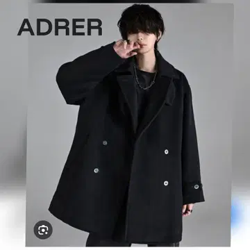 ADRER/아들러 비버 멜톤 오버 P코트