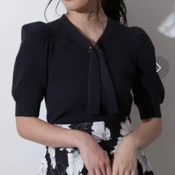 프로포션 바디 드레싱 보타이 리본 보타이 리본 반팔