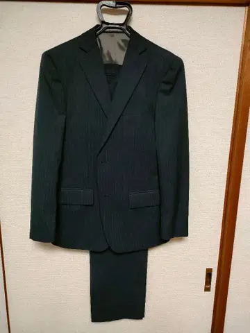 네이비 스트라이프 비즈니스 정장 (2팬츠)