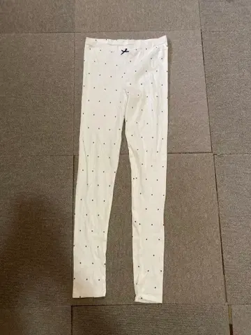gelato pique 화이트 도트 룸웨어 F 사이즈 레깅스