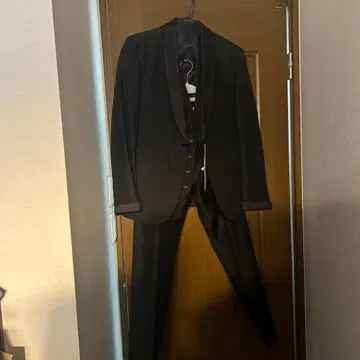 미사용 와타베 웨딩 수트 3피스 M 사이즈 결혼 턱시도