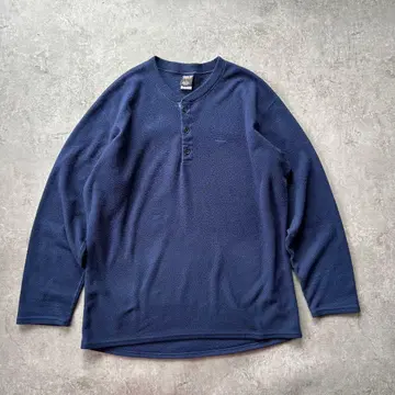 90s- 파타고니아 캐플린 플리스 헨리넥 USA제 네이비 L