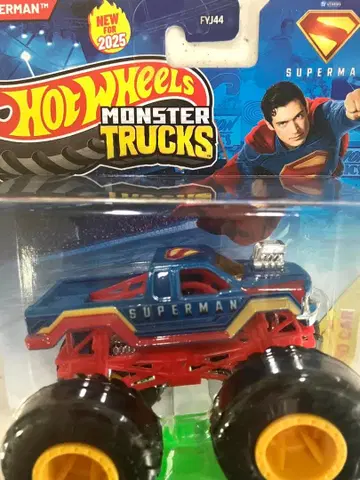 핫휠 몬스터 트럭 슈퍼맨 슈퍼걸 2대 세트