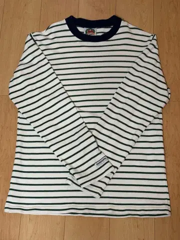 가격 상담 가능 BARBARIAN 바바리 보더 긴팔 화이트 그린