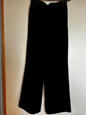 Maison IENA 블랙 와이드 팬츠 사이즈 38 벨로아 팬츠