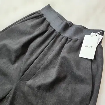 AKTE 액테 와이드 팬츠 블랙 하이웨스트