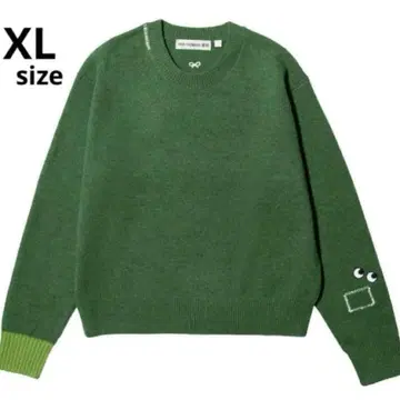 아냐 유니클로 니트 XL 그린