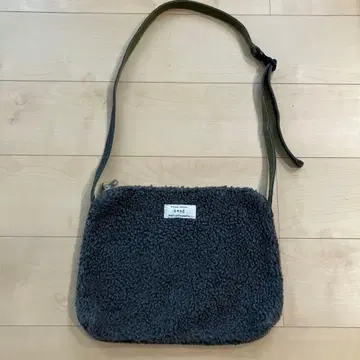 그레이 모코모코 숄더백