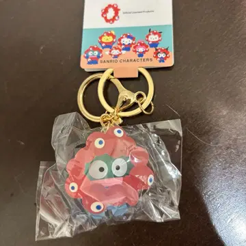 새상품 산리오 미야쿠미야쿠 클리어 키링 한교동 오사카 만박