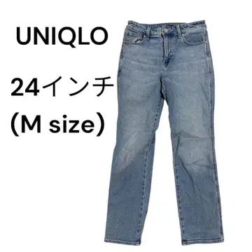 유니클로 스트레치 슬림 앵클 데님 청바지 여성용 24 M