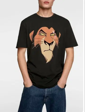 ZARA 스카 T셔츠 XL 레어