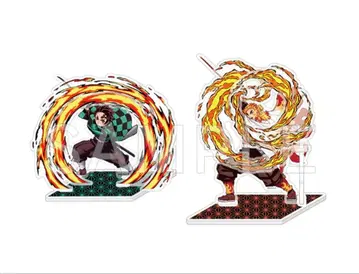 귀멸의 칼날 무한성 카마도 탄지로 렌고쿠 쿄쥬로 팝업 아크릴 마스코트