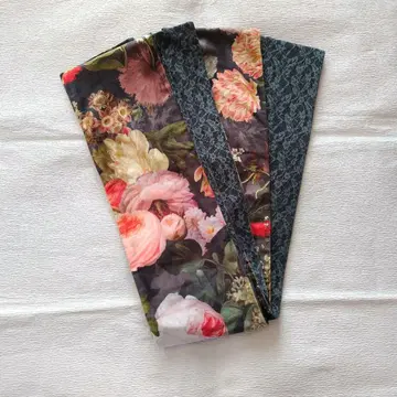 [ 미사용 ] 어른용 헤코 오비 벨로아 레이스 리버서블 크리스마스