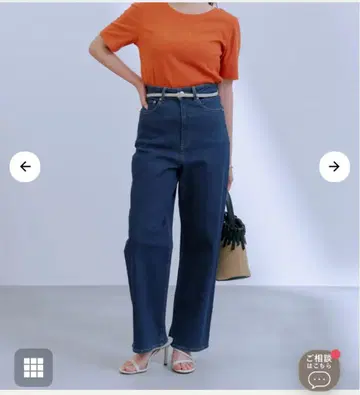 COHINA DENIM 세미 와이드 스트레이트 short(XXS)