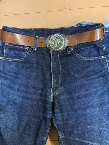 80's 벨트 아메카지 텍사스 가죽 텍사스 할리 usa 이글