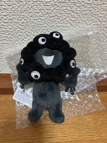 블랙 미야크미야크 봉제 인형 마스코트 카라비너 포함