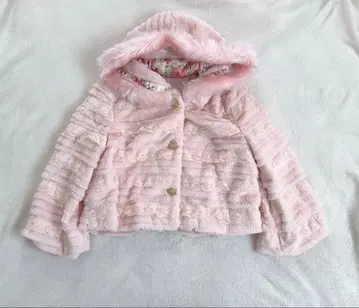 LIZ LISA 레이스 후드 부착 숏 기장 판초