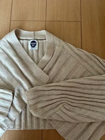 베이지 니트 가디건