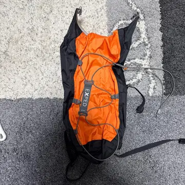 EXPED 경량 백팩 오렌지/블랙