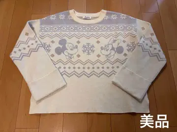 새상품급 Areem Disney Collection 긴팔 니트 미키 미니