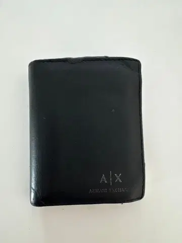Armani Exchange 블랙 접이식 지갑