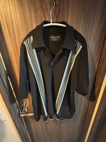 UNITED TOKYO 오버 사이즈 니트 자수 셔츠