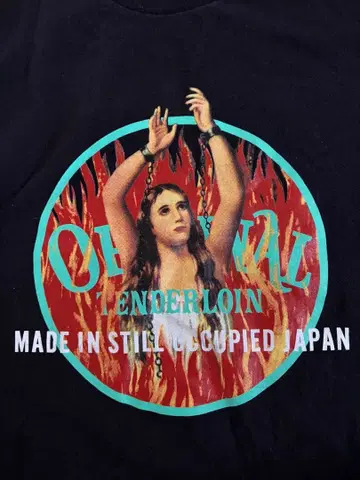 오리지널 텐더 로인 T셔츠 블랙 tenderloin