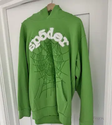 sp5der Green 후드티