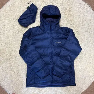 컨디션 최상 몽벨 라이트 알파인 다운 파카 L 사이즈 네이비