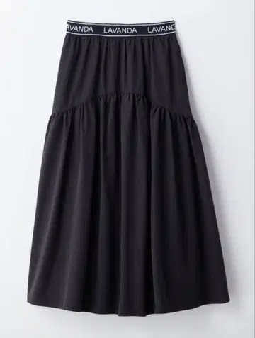 LAVANDA 로고 테이프 스커트