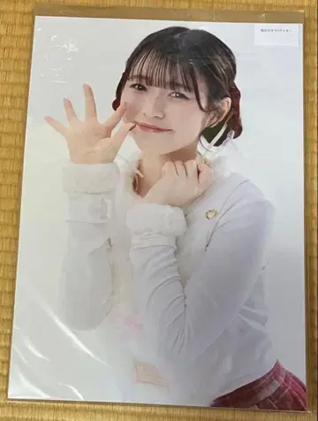 우메다 미유 A3 포스터 CUTIE STREET 발렌타인 의상 온특