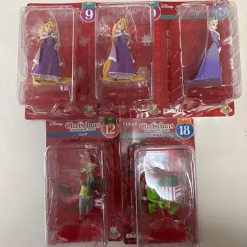 디즈니 크리스마스 라푼젤 엘사 닉 마이크