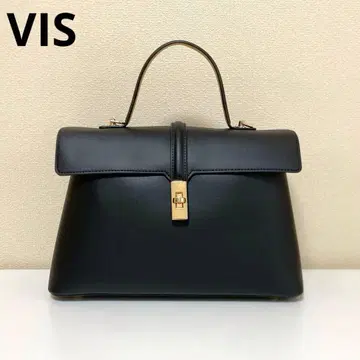 [ 새상품 ] VIS 2way 트위스트 금장 장식 원핸들 숄더백