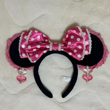 디즈니 도트 리본 머리띠
