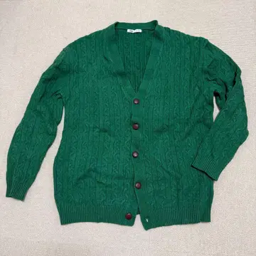 ZARA 그린 가디건 L