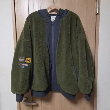 드럭 스토어즈 돌먼 보아 자켓 카키