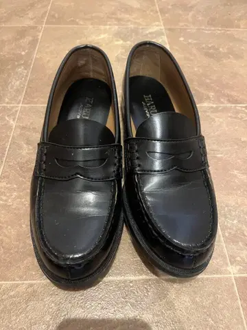 HARUTA 하루타 로퍼 블랙 24.5cm 2E