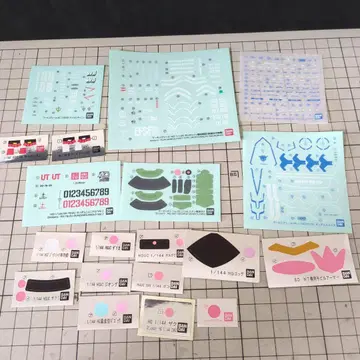 미사용품 건담 프라모델 마킹 씰 묶음 판매